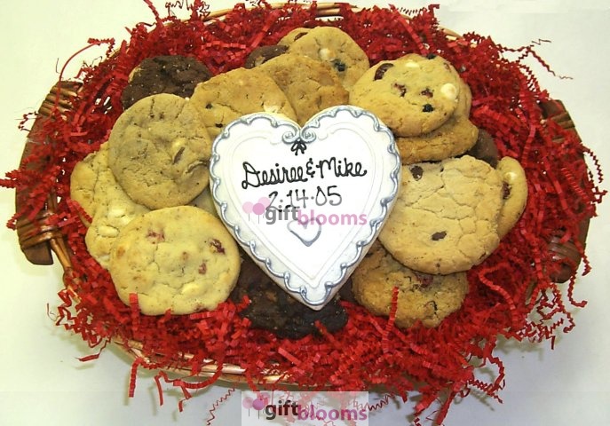 2 Dozen Gourmet Heart Cookies Wedding Favor - [GC2